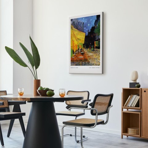 Obraz - Kawiarenka nocą (1-częściowy) pionowy 40x60 Standard