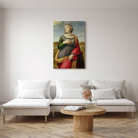 Obraz - Rafael Santi - Święta Katarzyna Aleksandryjska 20x30 Akustyczny