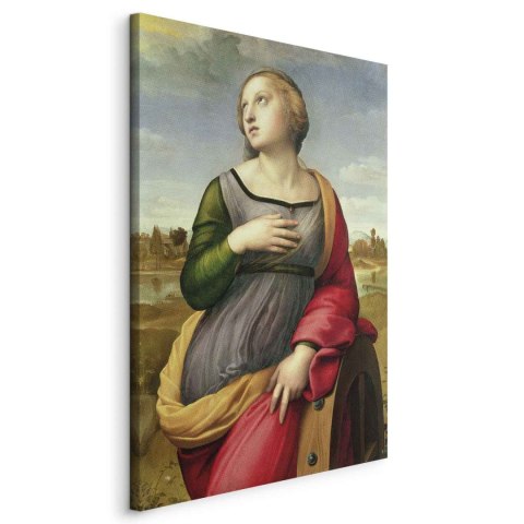 Obraz - Rafael Santi - Święta Katarzyna Aleksandryjska 40x60 Standard