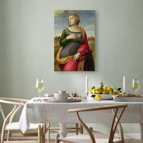 Obraz - Rafael Santi - Święta Katarzyna Aleksandryjska 60x90 Standard