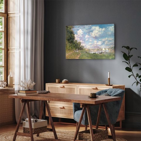 Obraz - Claude Monet - Przystań w Argenteuil 30x20 Premium Print