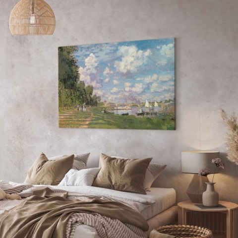 Obraz - Claude Monet - Przystań w Argenteuil 90x60 Standard