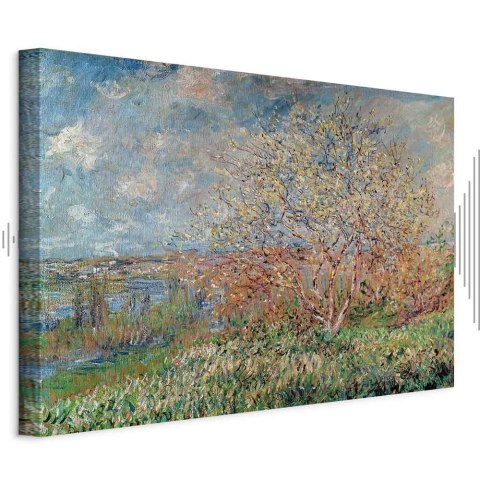 Obraz - Claude Monet - Wiosna 30x20 Akustyczny