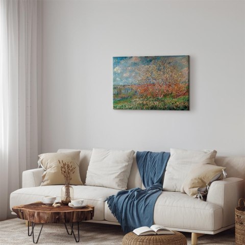 Obraz - Claude Monet - Wiosna 30x20 Na płótnie włoskim