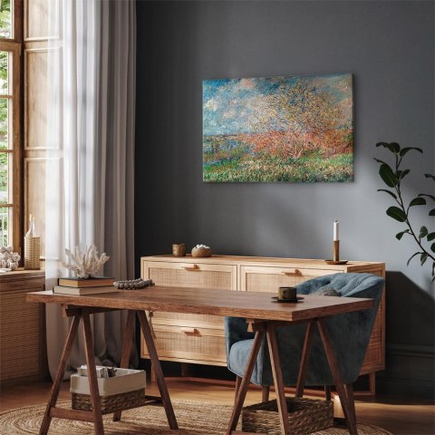 Obraz - Claude Monet - Wiosna 30x20 Na płótnie włoskim