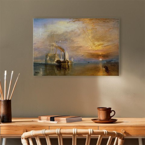 Obraz - William Turner - Ostatnia droga Temeraire'a 120x80 Na płótnie włoskim