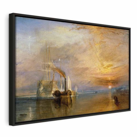Obraz - William Turner - Ostatnia droga Temeraire'a 60x40 W ramie drewnianej czarnej