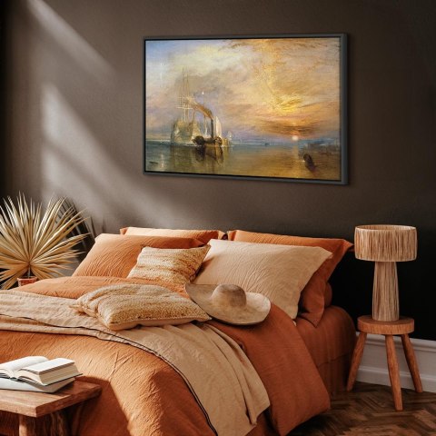 Obraz - William Turner - Ostatnia droga Temeraire'a 60x40 W ramie drewnianej czarnej