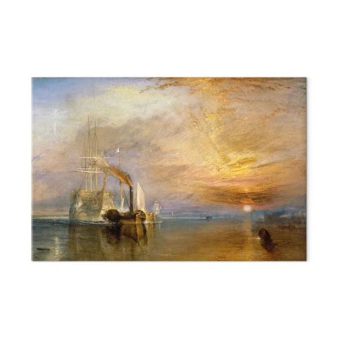 Obraz - William Turner - Ostatnia droga Temeraire'a 90x60 Na płótnie włoskim