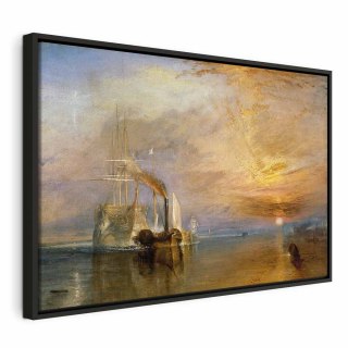 Obraz - William Turner - Ostatnia droga Temeraire'a 90x60 W ramie drewnianej czarnej