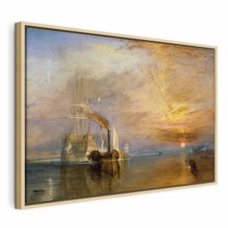 Obraz - William Turner - Ostatnia droga Temeraire'a 90x60 W ramie drewnianej naturalnej