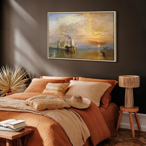 Obraz - William Turner - Ostatnia droga Temeraire'a 90x60 W ramie drewnianej naturalnej