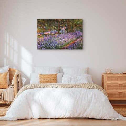Obraz - Claude Monet - Ogród artysty w Giverny 60x40 Na płótnie włoskim