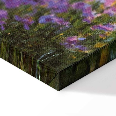 Obraz - Claude Monet - Ogród artysty w Giverny 60x40 Na płótnie włoskim