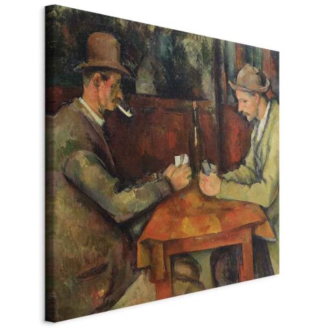 Obraz - Paul Cézanne - Grający w karty 60x60 Standard