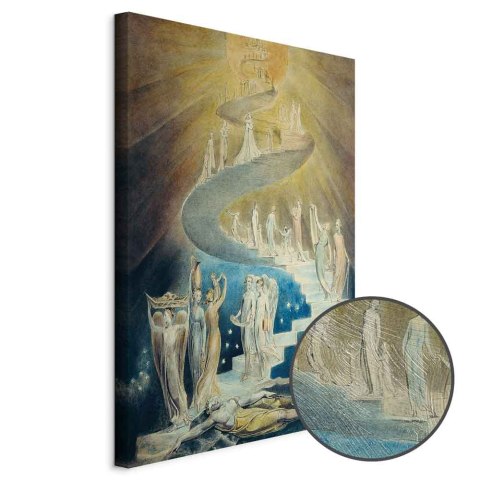 Obraz - William Blake - Drabina Jakubowa 20x30 Premium Print