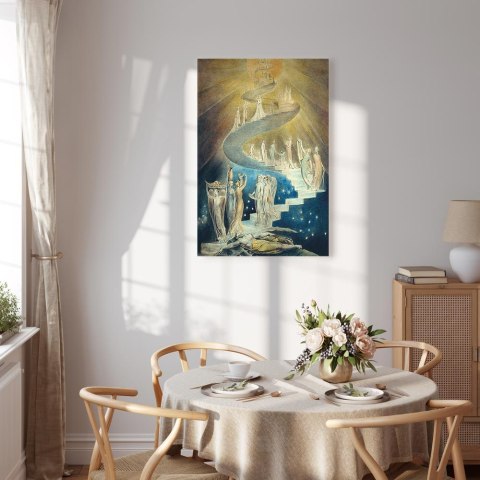 Obraz - William Blake - Drabina Jakubowa 20x30 Standard