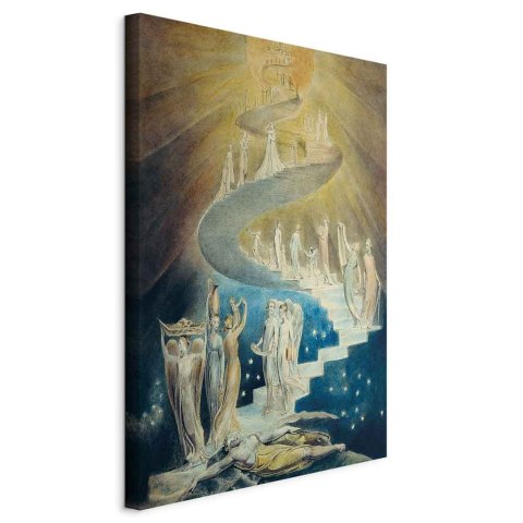 Obraz - William Blake - Drabina Jakubowa 40x60 Standard