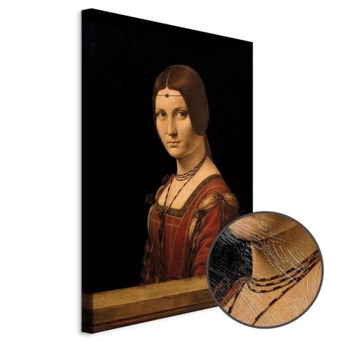 Obraz - Leonardo da Vinci - Piękna Ferronière 20x30 Premium Print