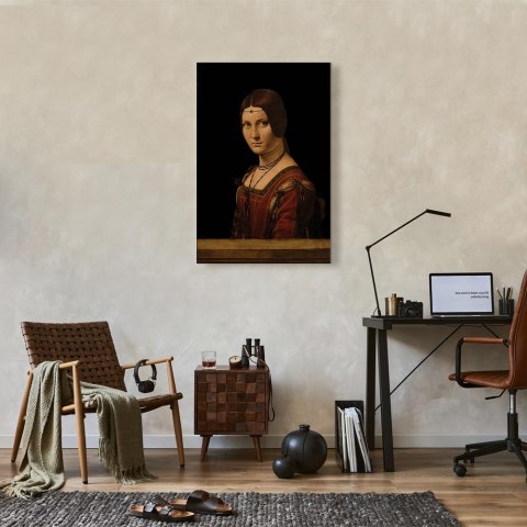 Obraz - Leonardo da Vinci - Piękna Ferronière 20x30 Standard