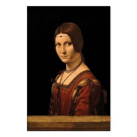 Obraz - Leonardo da Vinci - Piękna Ferronière 40x60 Standard