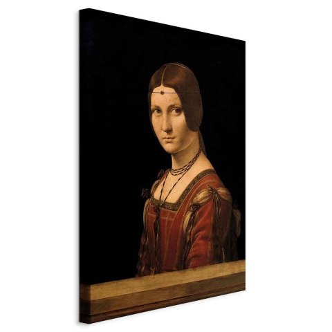 Obraz - Leonardo da Vinci - Piękna Ferronière 60x90 Standard