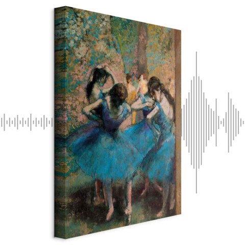 Obraz - Edgar Degas - Błękitne tancerki 20x30 Akustyczny