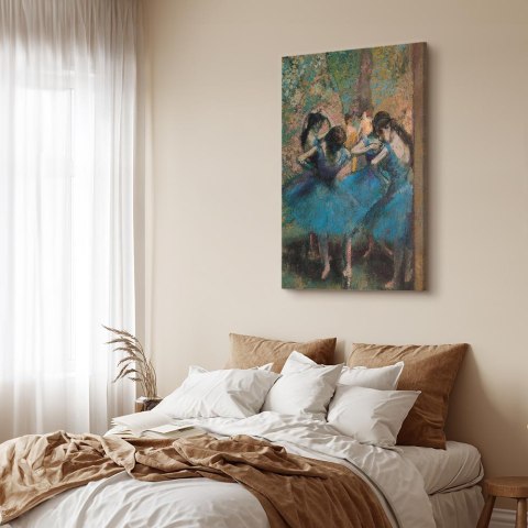 Obraz - Edgar Degas - Błękitne tancerki 20x30 Akustyczny