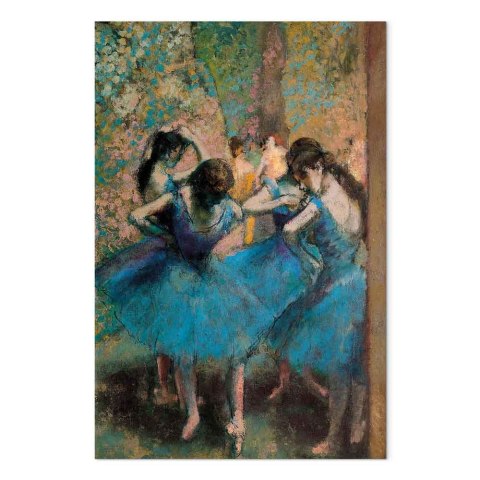 Obraz - Edgar Degas - Błękitne tancerki 20x30 Na płótnie włoskim
