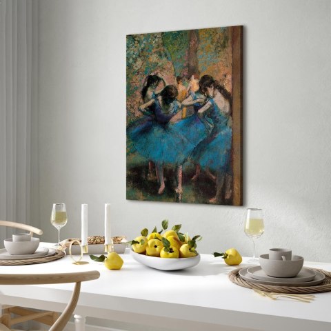Obraz - Edgar Degas - Błękitne tancerki 20x30 Na płótnie włoskim