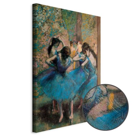 Obraz - Edgar Degas - Błękitne tancerki 20x30 Premium Print