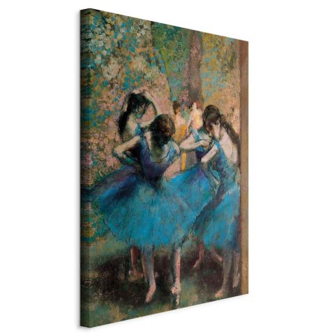 Obraz - Edgar Degas - Błękitne tancerki 40x60 Na płótnie włoskim