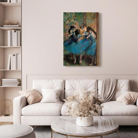 Obraz - Edgar Degas - Błękitne tancerki 40x60 Standard