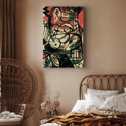 Obraz - Franz Marc - Narodziny konia 20x30 Na płótnie włoskim