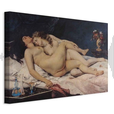 Obraz - Gustave Courbet - Śpiące 30x20 Akustyczny