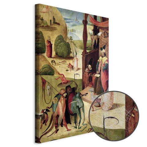 Obraz - Hieronim Bosch - Święty Jakub i czarnoksiężnik 20x30 Premium Print