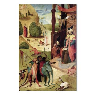 Obraz XXL - Hieronim Bosch - Św. Jakub i mag 133x200