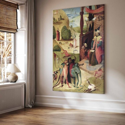 Obraz XXL - Hieronim Bosch - Św. Jakub i mag 173x260