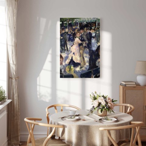 Obraz - Pierre-Auguste Renoir - Le Moulin de la Galette, detal tancerzy 20x30 Premium Print