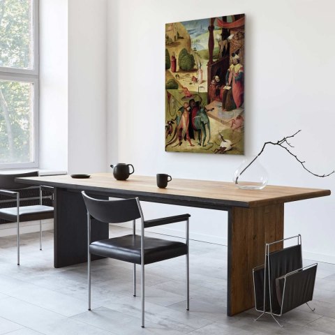 Obraz - Hieronim Bosch - Święty Jakub i czarnoksiężnik 20x30 Na płótnie włoskim