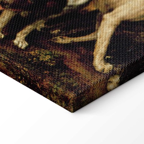 Obraz - Tycjan - Wenus i Adonis 40x40 Standard