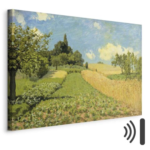 Obraz - Alfred Sisley - Pole pszenicy koło Argenteuil 30x20 Akustyczny
