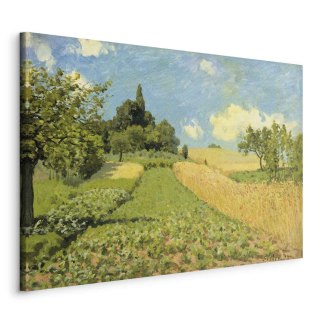 Obraz - Alfred Sisley - Pole pszenicy koło Argenteuil 60x40 Standard