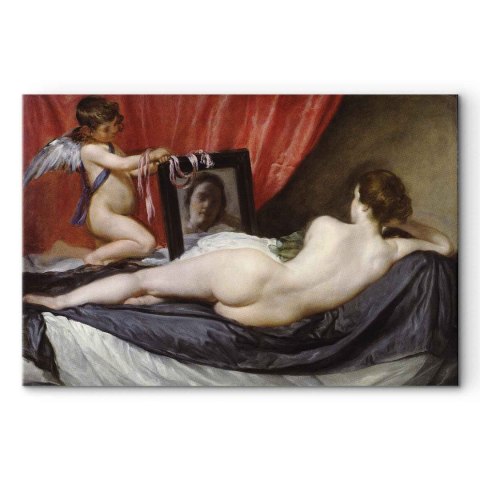 Obraz - Diego Velázquez - Wenus z lustrem (Toaleta Wenus) 60x40 Na płótnie włoskim