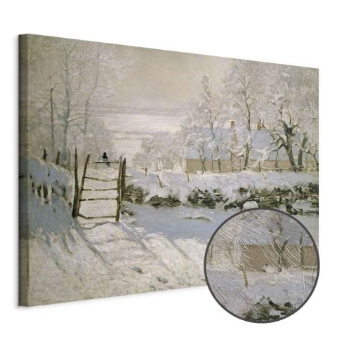 Obraz - Claude Monet - Sroka 30x20 Premium Print