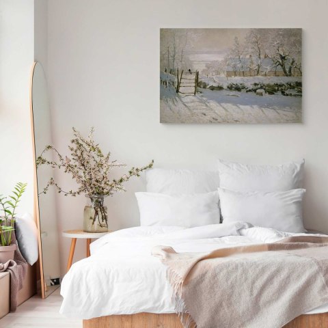 Obraz - Claude Monet - Sroka 30x20 Premium Print
