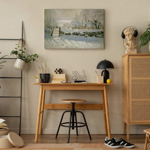 Obraz - Claude Monet - Sroka 90x60 Standard