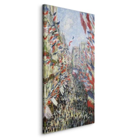 Obraz - Claude Monet - Ulica Montorgueil w Paryżu. Uroczystość 30 czerwca 1878 r. 30x60 Standard