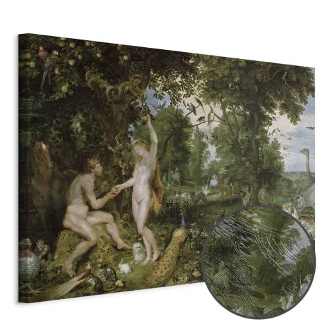 Obraz - Peter Paul Rubens - Ogród Eden z Upadkiem człowieka 30x20 Premium Print