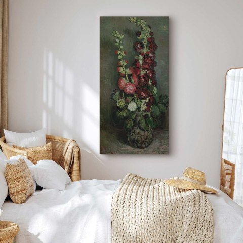 Obraz - Vincent Van Gogh - Wazon z malwami 30x60 Na płótnie włoskim